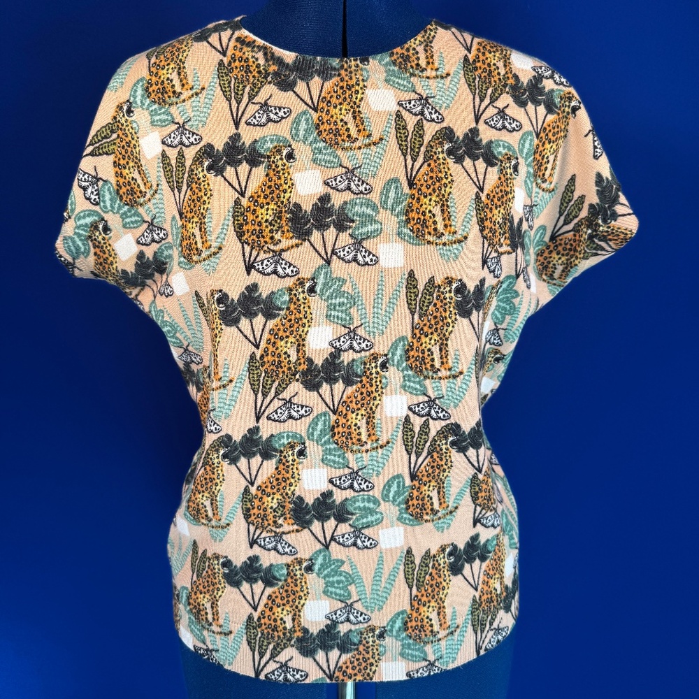Anthropologie Pepaloves Jungle Sweater